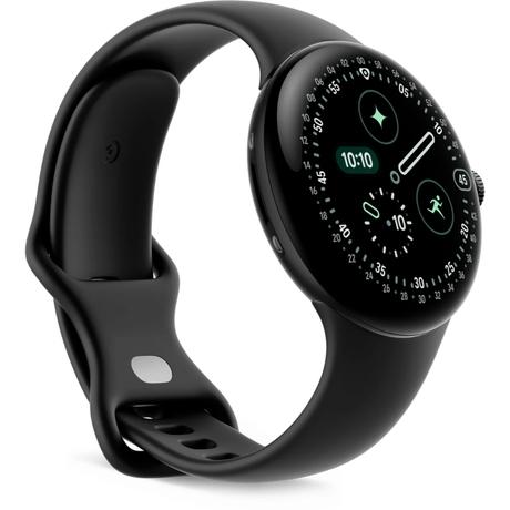 Google Pixel Watch 4 45 mm Smart Watch with Obsidian Active Band-1