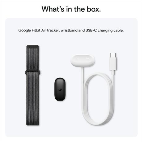 Google Fitbit Air Fitness Tracker, Obsidian-3