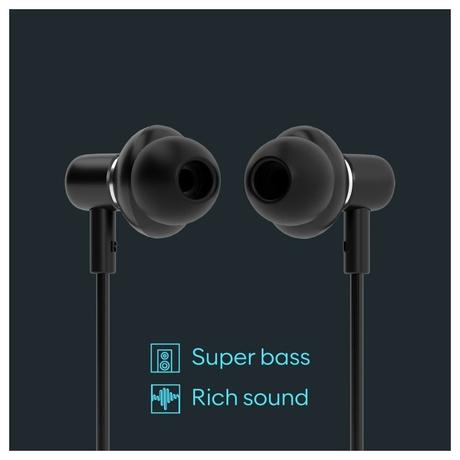 Govo GoBass 610 Wired Earphone with Super Bass, Black-2