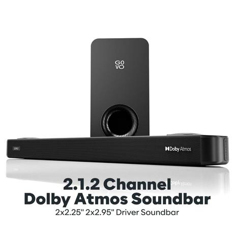 GOVO GoSurround 940, 4.1 (2.1.2) Channel Home Theatre, 400 W Sound bar with True Dolby Atmos, 16.51 cm (6.5 inch) subwoofer, OPT, AUX, USB & Bluetooth, 3 Equalizer Modes & LED Display (Platinum Black)-3