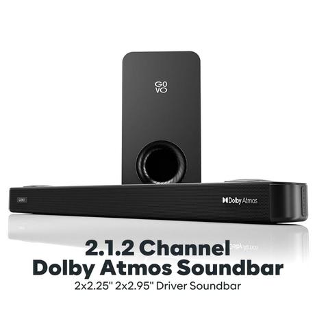 GOVO GoSurround 940, 4.1 (2.1.2) Channel Home Theatre, 400 W Sound bar with True Dolby Atmos, 16.51 cm (6.5 inch) subwoofer, OPT, AUX, USB & Bluetooth, 3 Equalizer Modes & LED Display (Platinum Black)-3