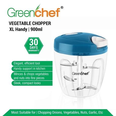 Greenchef XL Handy 900 ml Chopper, Chops Vegetables and Nuts into Fine Piece-1