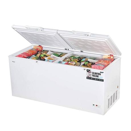 Buy Haier 519 litres Double Door Deep Freezer, White HCC-588HC at
