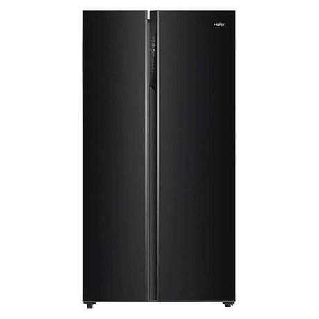 Haier 602 Litres Side-by-Side Refrigerator with Convertible Fridge, Black Steel HRS-682KS-0