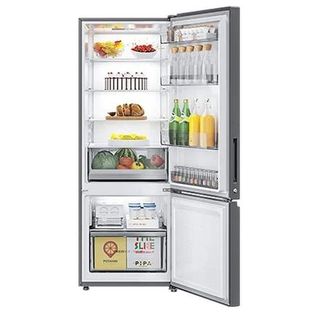 Haier 376 litre 3 star Double Door Refrigerator, Black Glass HRB-3964PKG-E-3