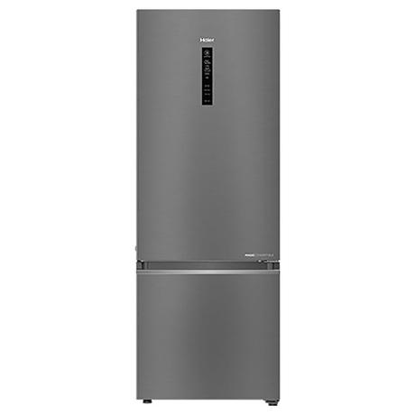 Haier 325 litres 3 Star Double Door Refrigerator, Brush line Silver HRB-3753BBS-P-2