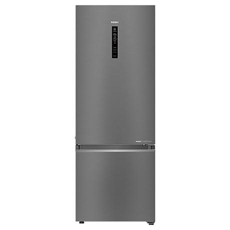 Haier 325 litres 3 Star Double Door Refrigerator, Brush line Silver HRB-3753BBS-P-2