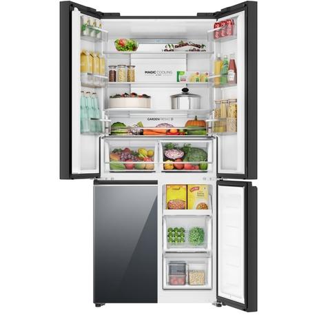 Haier 520 L 3 Star Frost Free Side by Side Convertible Refrigerator, HRB-600MGU1, Mirror Glass-10