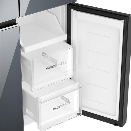 Haier 520 L 3 Star Frost Free Side by Side Convertible Refrigerator, HRB-600MGU1, Mirror Glass-13