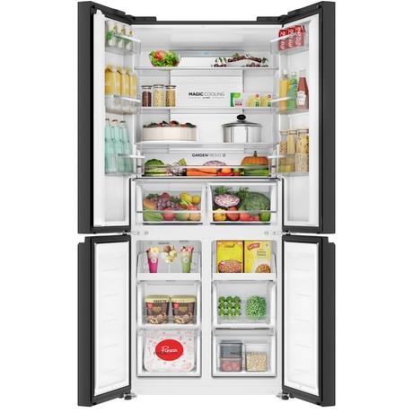 Haier 520 L 3 Star Frost Free Side by Side Convertible Refrigerator, HRB-600MGU1, Mirror Glass-2