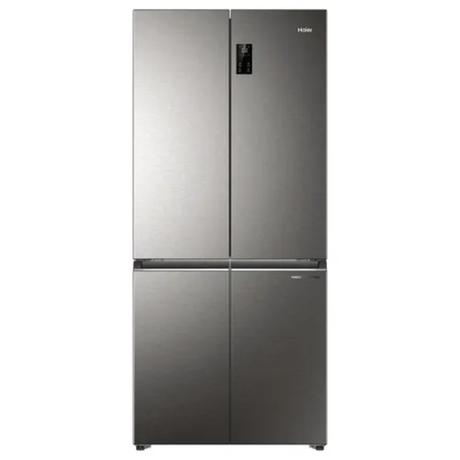 Haier 520 L, 4 Door Side by Side Refrigerator with 85% Convertible Fridge Space & Expert Inverter Technology (HRB-600IS, Inox Steel)-0