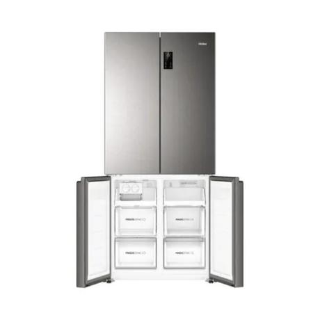Haier 520 L, 4 Door Side by Side Refrigerator with 85% Convertible Fridge Space & Expert Inverter Technology (HRB-600IS, Inox Steel)-5