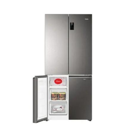 Haier 520 L, 4 Door Side by Side Refrigerator with 85% Convertible Fridge Space & Expert Inverter Technology (HRB-600IS, Inox Steel)-7