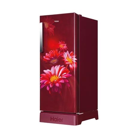 Haier 190 L 5 Star Single Door Refrigerator (HRD-2115PRHA-N, Red Hilton)-2