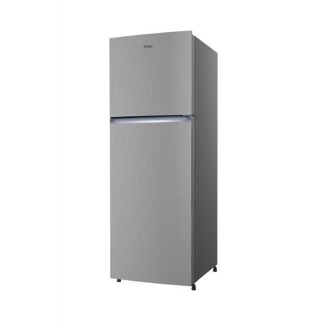 Haier 240 L 2 Star Double Door Refrigerator (HRF-2902IEBSA-P, Brushline Silver)-1