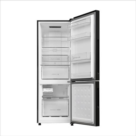 Haier 265 L 2 Star Bottom Mount Refrigerator (HRB-3152PKGA-P, Black Glass)-3