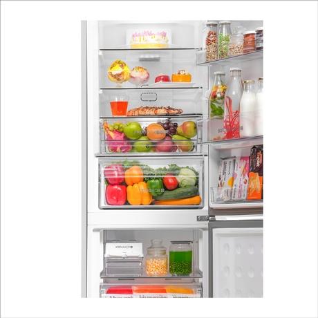 Haier 265 L 2 Star Bottom Mount Refrigerator (HRB-3152PKGA-P, Black Glass)-5