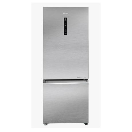 Haier 325 L 2 Star Bottom Mount Refrigerator (HRB-3752BNSA-P, Nickel Steel)-0