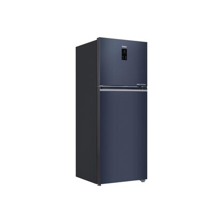 Haier 328 L 2 Star Double Door Refrigerator (HRF-3782BLGKA-P, Graphite Black)-1