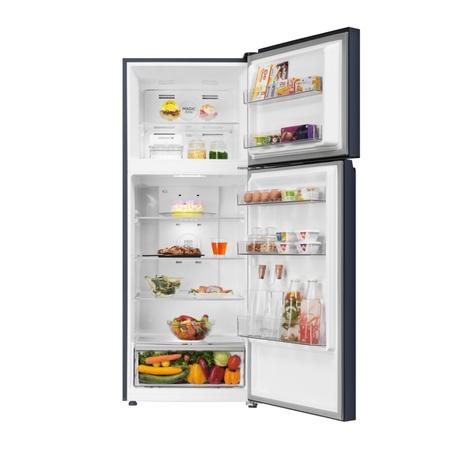 Haier 328 L 2 Star Double Door Refrigerator (HRF-3782BLGKA-P, Graphite Black)-4