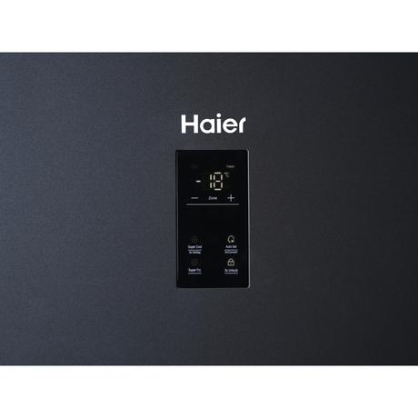 Haier 328 L 2 Star Double Door Refrigerator (HRF-3782BLGKA-P, Graphite Black)-7