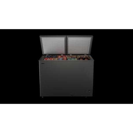 Haier 310 L 4 Star DDTCNV HFC-335DET4 TN Deep Freezer, Titanium Grey-1