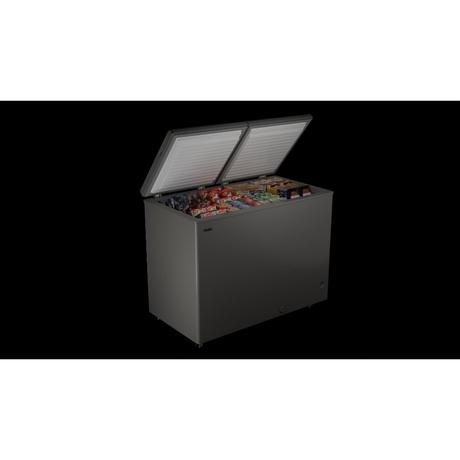 Haier 310 L 4 Star DDTCNV HFC-335DET4 TN Deep Freezer, Titanium Grey-2