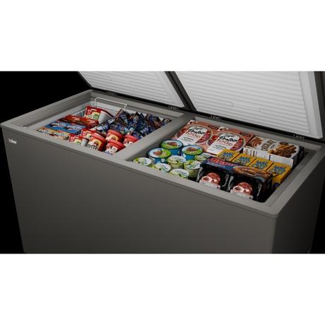 Haier 524 L 5 Star DDTCNV HFC-595DET5 TN Deep Freezer, Titanium Grey-4