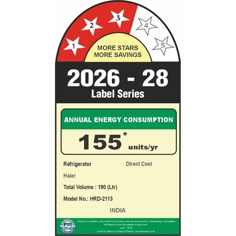 Haier 190 L 3 Star Direct Cool Single Door Refrigerator, HRD-2113CMHA-N, Marine Hilton-3