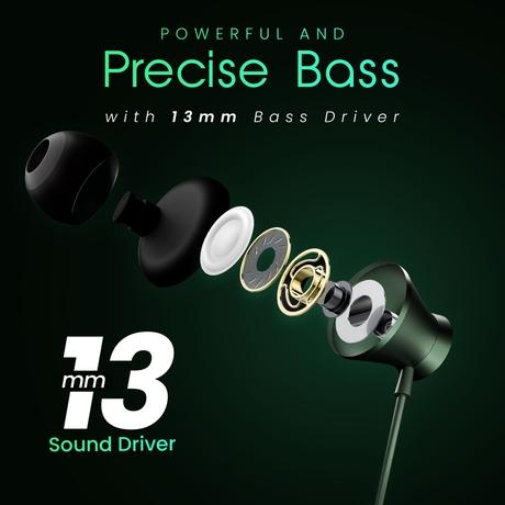 Hammer Nova Universal C-Type Earphones, Daily Use Earphone with in-line Control, Metallic Built, Powerful Bass, Snug n Secure Fit and Lightweight-4