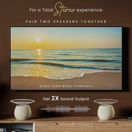 Hammer Drop 5 W Bluetooth Speaker, Beige-3