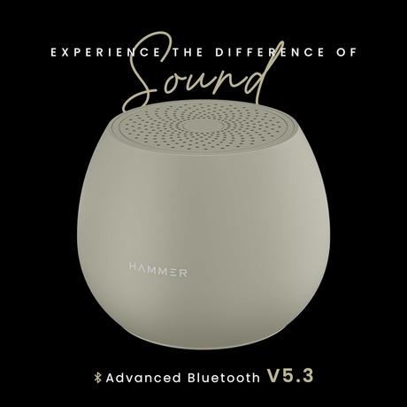 Hammer Drop 5 W Bluetooth Speaker, Beige-6