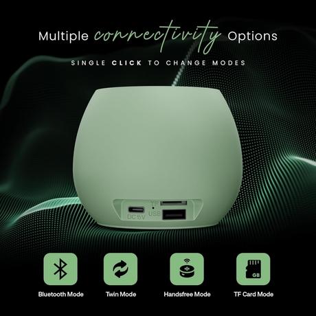 Hammer Drop 5 W Bluetooth Speaker, Green-4