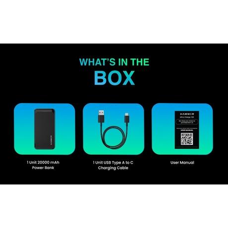 Hammer Ultra Charge Y20 20000 mAh 22.5 W Power Bank-6