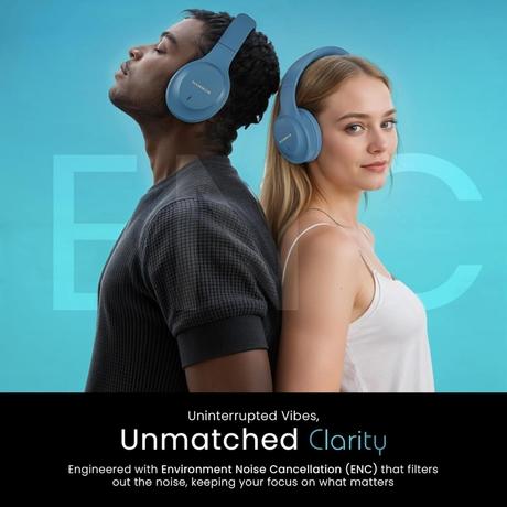 Hammer ENC Vibe Bluetooth Headphone, Blue-2