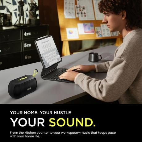 Hammer Wave 10 W Bluetooth Speaker, Black-2