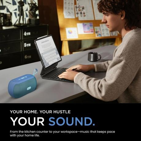 Hammer Wave 10 W Bluetooth Speaker, Blue-2