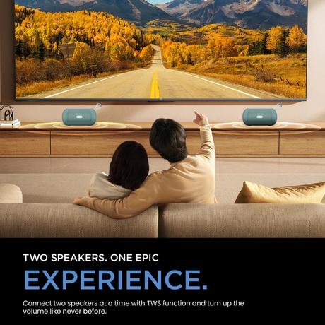 Hammer Wave 10 W Bluetooth Speaker, Blue-3