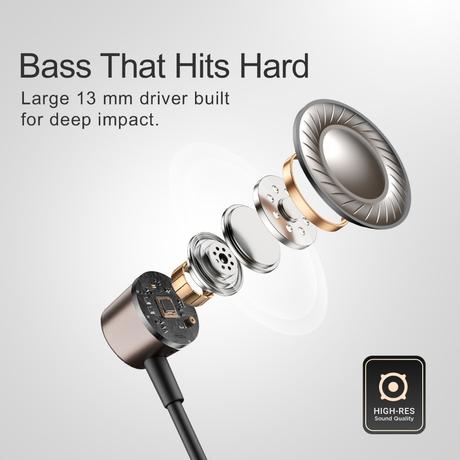 Hammer Nova 2 Type C Earphone, Black-4