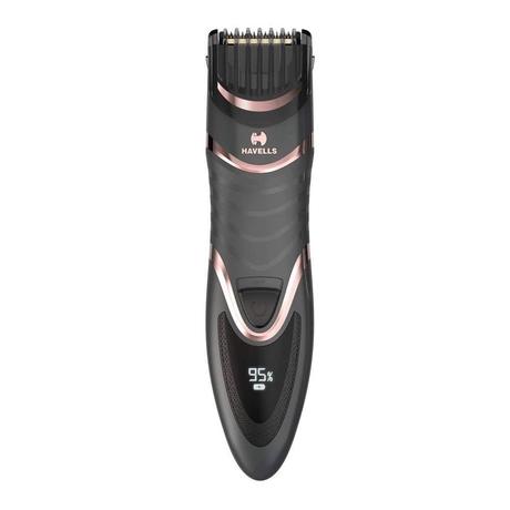 Havells BT9010 Beard Trimmer with Capture Trim Technology, Black-Rose Gold-0