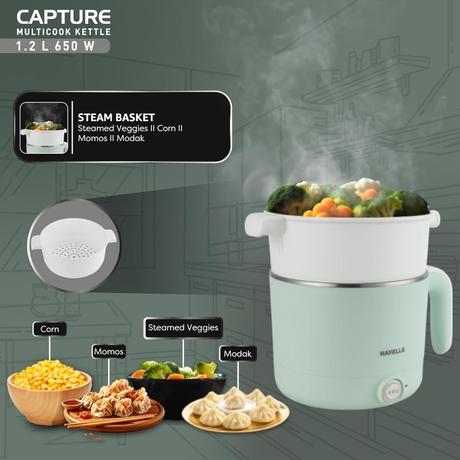 Havells Capture Multicook Kettle 1.2 L-3