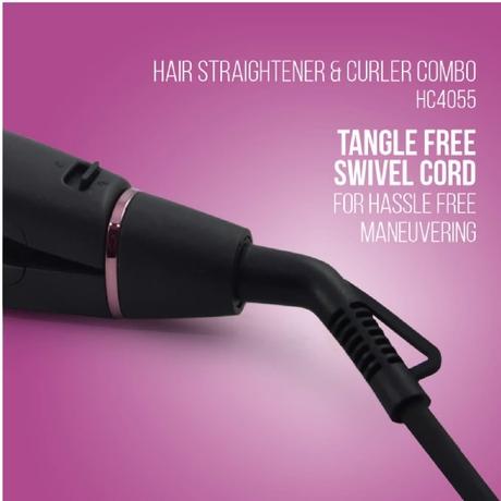 HAVELLS HC4055 Hair Straightens and Curler Combo, Black-4