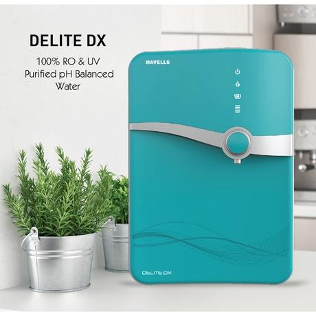 Havells Delite DX 6.5 L RO + UV Water Purifier, Blue-1