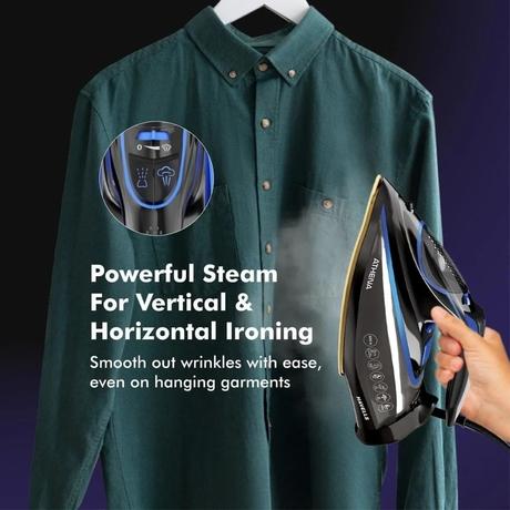 Havells Athena 3000 Watts Steam Iron, Black-6