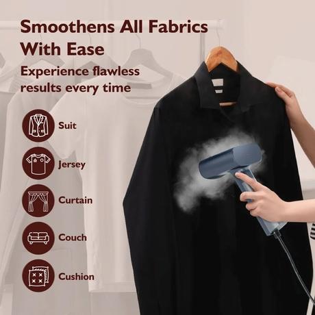 Havells Falcon Handheld Garment Steamer 1100 W, 22 g/min Steam Output, 100 ml Tank-1