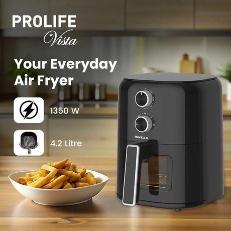 Havells Prolife Vista 4.2 L Air Fryer 1350 W-2