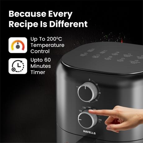 Havells Prolife Vista 4.2 L Air Fryer 1350 W-7