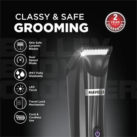 Havells BG3300 Ballex Men's Body Groomer-3