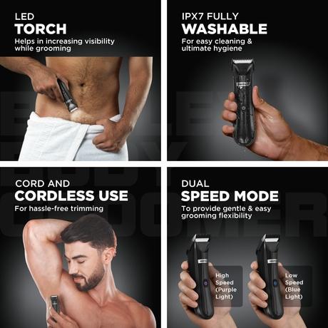 Havells BG3300 Ballex Men's Body Groomer-7