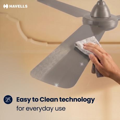 Havells Thrill Decor 120 cm (1200 mm) Ceiling Fan, Stone Grey-5